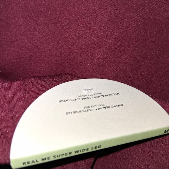 Aerie Offline Foldover Super Wide Leg Stretch Pants NWT Sz M - Picture 5 of 6